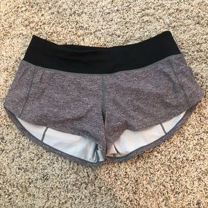 Grey Lululemon shorts